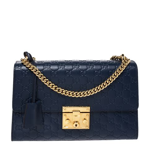 gucci blue & 39|Gucci navy blue bag.